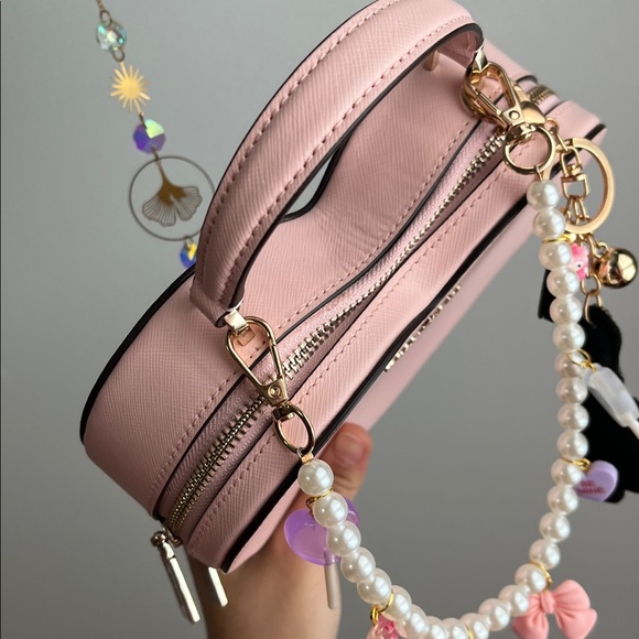 Kate Spade Blush Pink Heart Mini Crossbody Bag - Picture 6 of 12